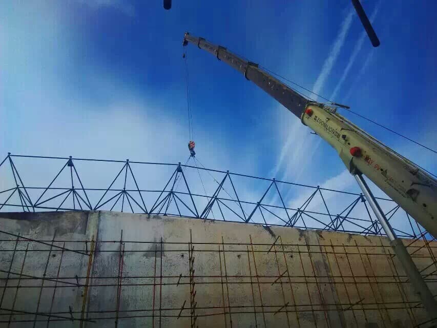 登封食堂网架结构工程