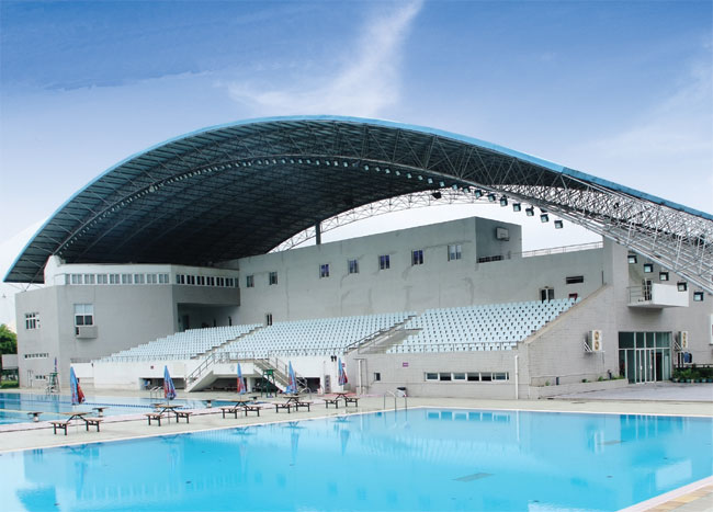 登封游泳馆网架