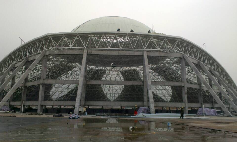 登封温泉馆网架工程